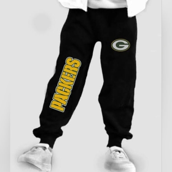 Green Bay Packers Toddler Jogger Sweatpants Various Sizes - Picture 1 of 2